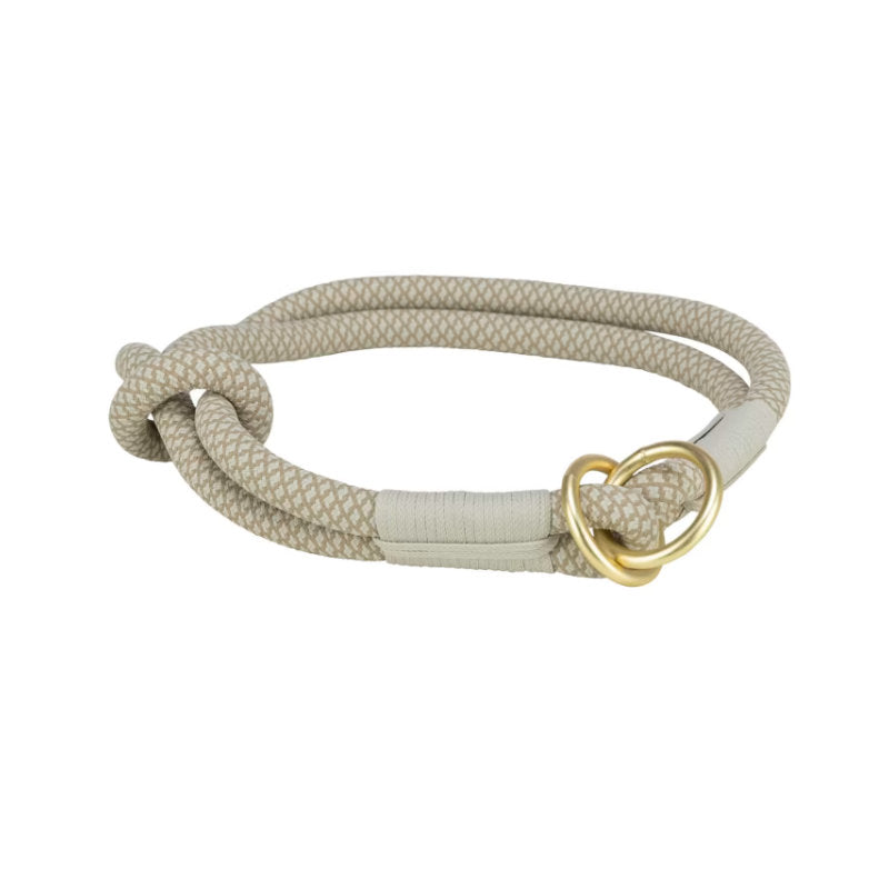 Premium Trixie Halsband Hond Soft Half-Slip Grijs/Lichtgrijs 35 cm - 4053032663855 voor hond - Bestel nu bij Animal Valley, de online dierenwinkel voor jouw huisdier