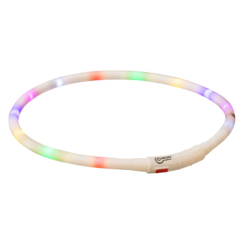 Premium Trixie Halsband USB Siliconen Lichtgevend Oplaadbaar Meerkleurig - 4011905126418 voor hond - Bestel nu bij Animal Valley, de online dierenwinkel voor jouw huisdier