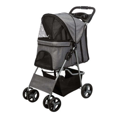 Premium Trixie Hondenbuggy Grijs - 4011905289595 voor hond - Bestel nu bij Animal Valley, de online dierenwinkel voor jouw huisdier