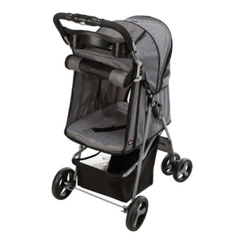 Premium Trixie Hondenbuggy Grijs - 4011905289595 voor hond - Bestel nu bij Animal Valley, de online dierenwinkel voor jouw huisdier