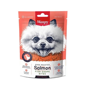 Wanpy Oven-Roasted Salmon Fish Shape Bites 100 gr
