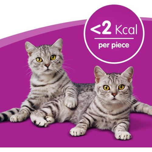 Premium Whiskas Snack Temptations Zalm 8×60 gr - 5998749108543 voor kat - Bestel nu bij Animal Valley, de online dierenwinkel voor jouw huisdier