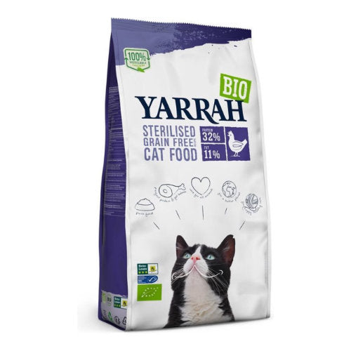 Premium Yarrah Cat Sterilised Grain Free 2,4 kg - 8714265000218 voor kat - Bestel nu bij Animal Valley, de online dierenwinkel voor jouw huisdier